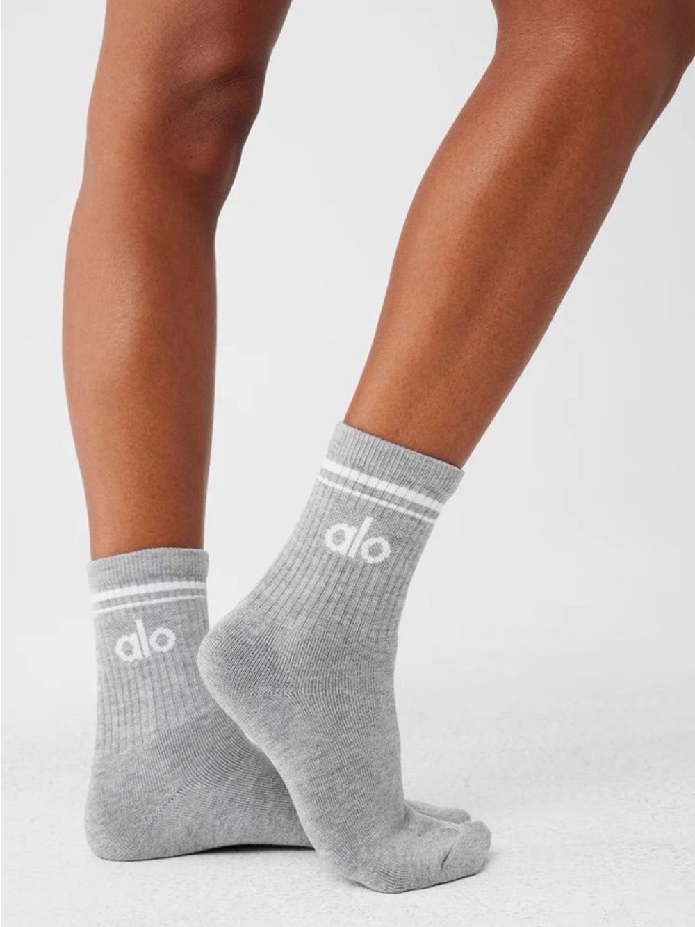 ALO Yoga Heather Grey Socks